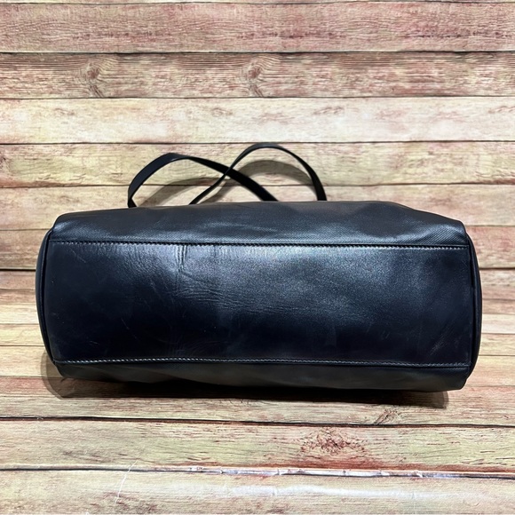 Tiffany & Co. Black Leather Large Tote - Picture 7 of 11
